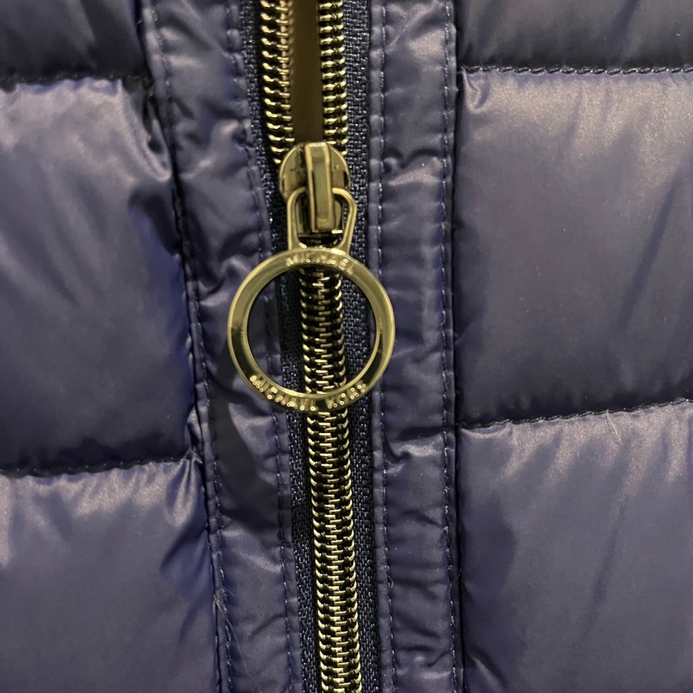 Michael Kors Packable Down Puffer Vest Blue Size Large Womens - Picture 3 of 7